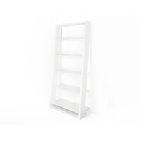 Contemporary Leaning Shelf wit Glass Shelves