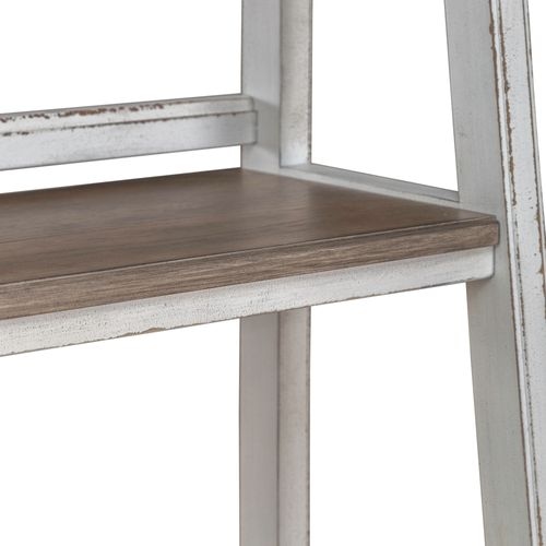 Liberty Furniture Magnolia Manor 5-Shelf Leaning Pier Bookcase