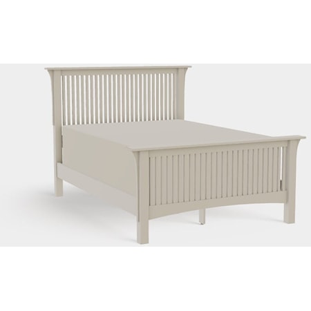 American Craftsman Full Spindle Bed with High Footboard