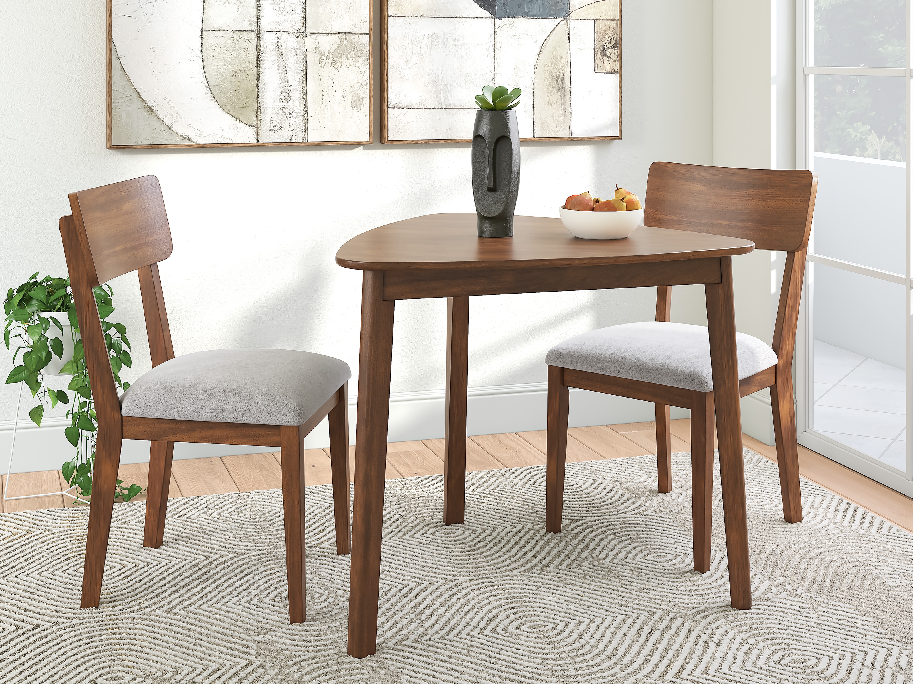 Signature Design by Ashley Tameride Dining Table And 2 Chairs