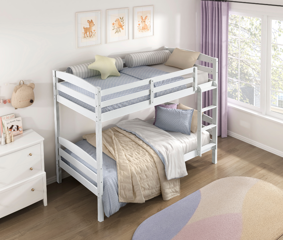 Homelegance Lani Twin over Twin Bunk Bed
