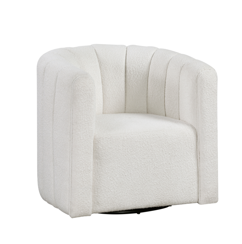Swivel Chair with Ottoman