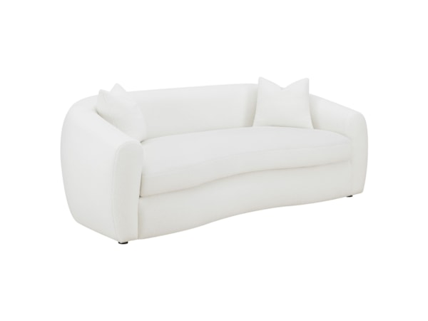 Isabella 2-piece Faux Sheepskin Sofa Set