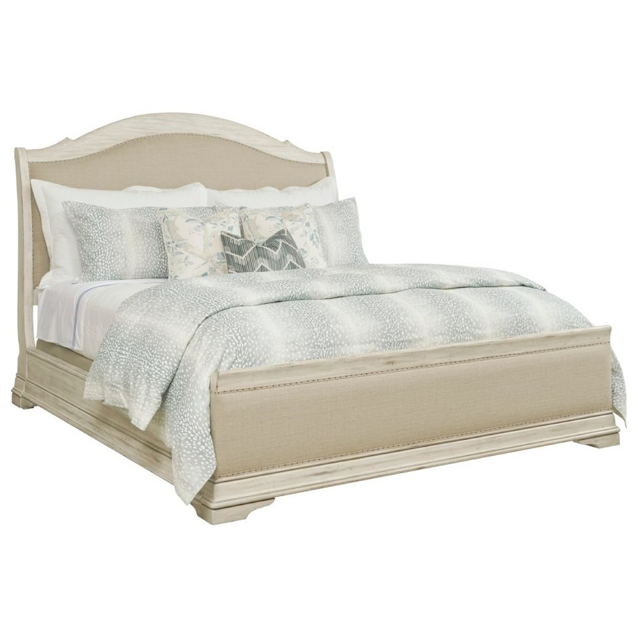 Kincaid Furniture Selwyn Kelly Queen Upholstered Sleigh Bed