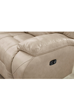 Best Home Furnishings Arial Casual Power Rocking Reclining Loveseat w/ Cupholder Console & USB Ports