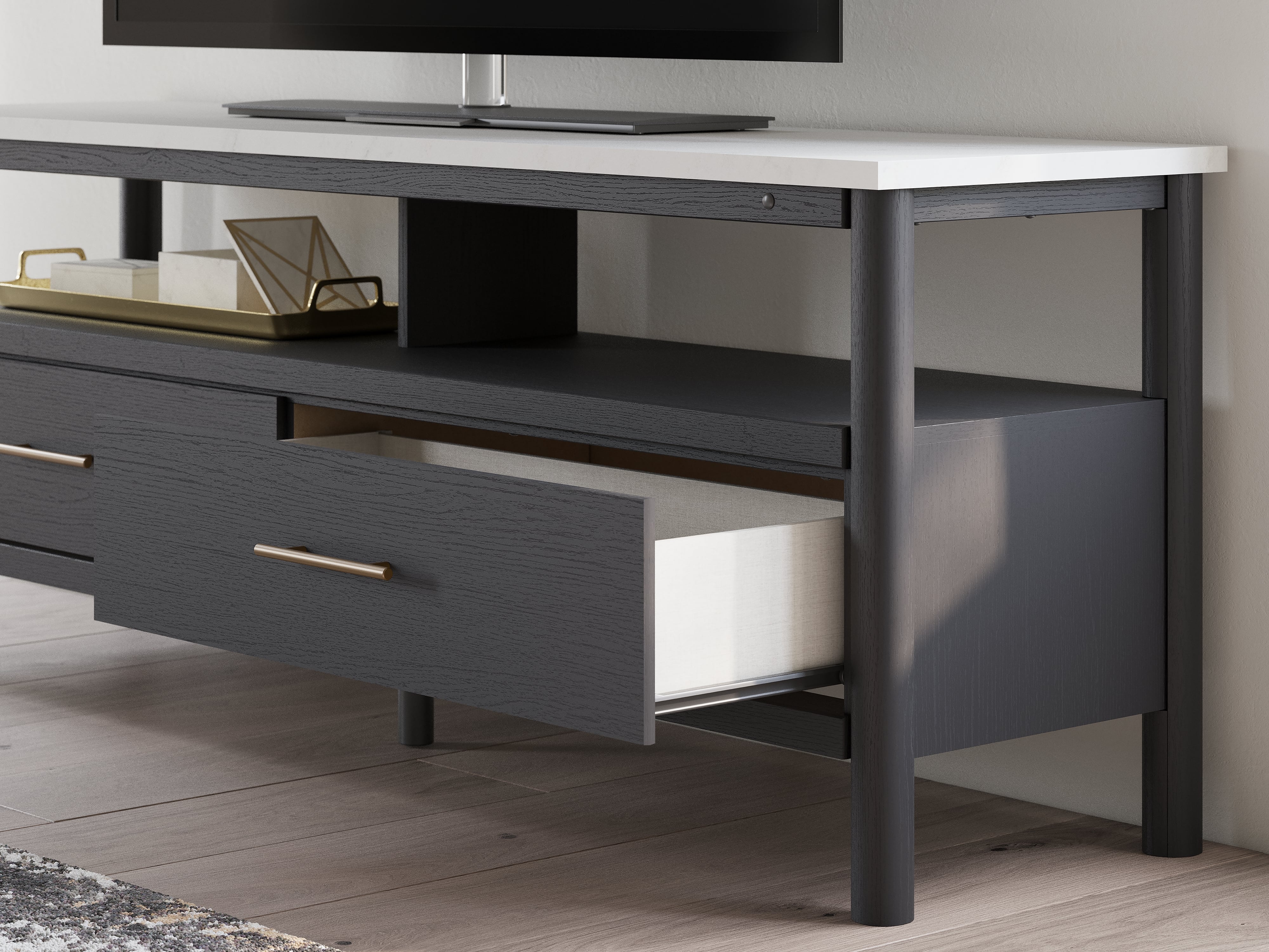 Signature Design by Ashley Cadmori Extra Large TV Stand
