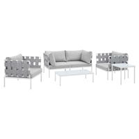Outdoor 5-Piece Aluminum Furniture Set