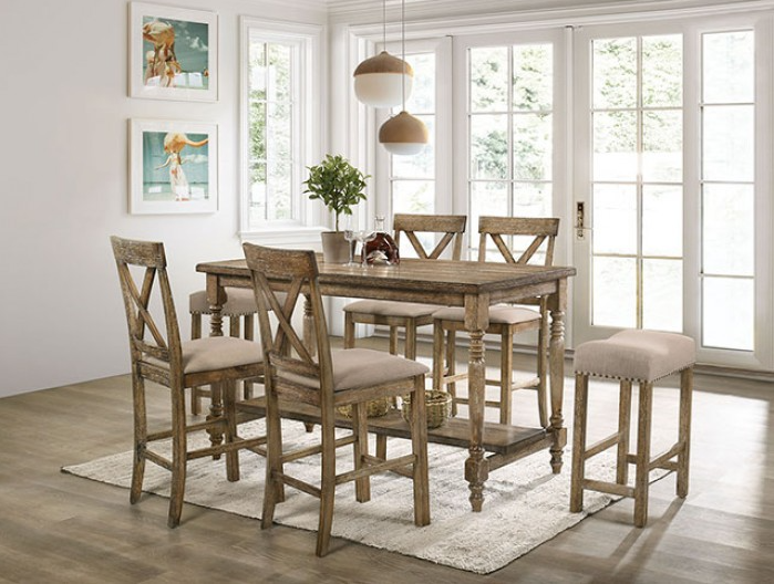 7 piece square dining set