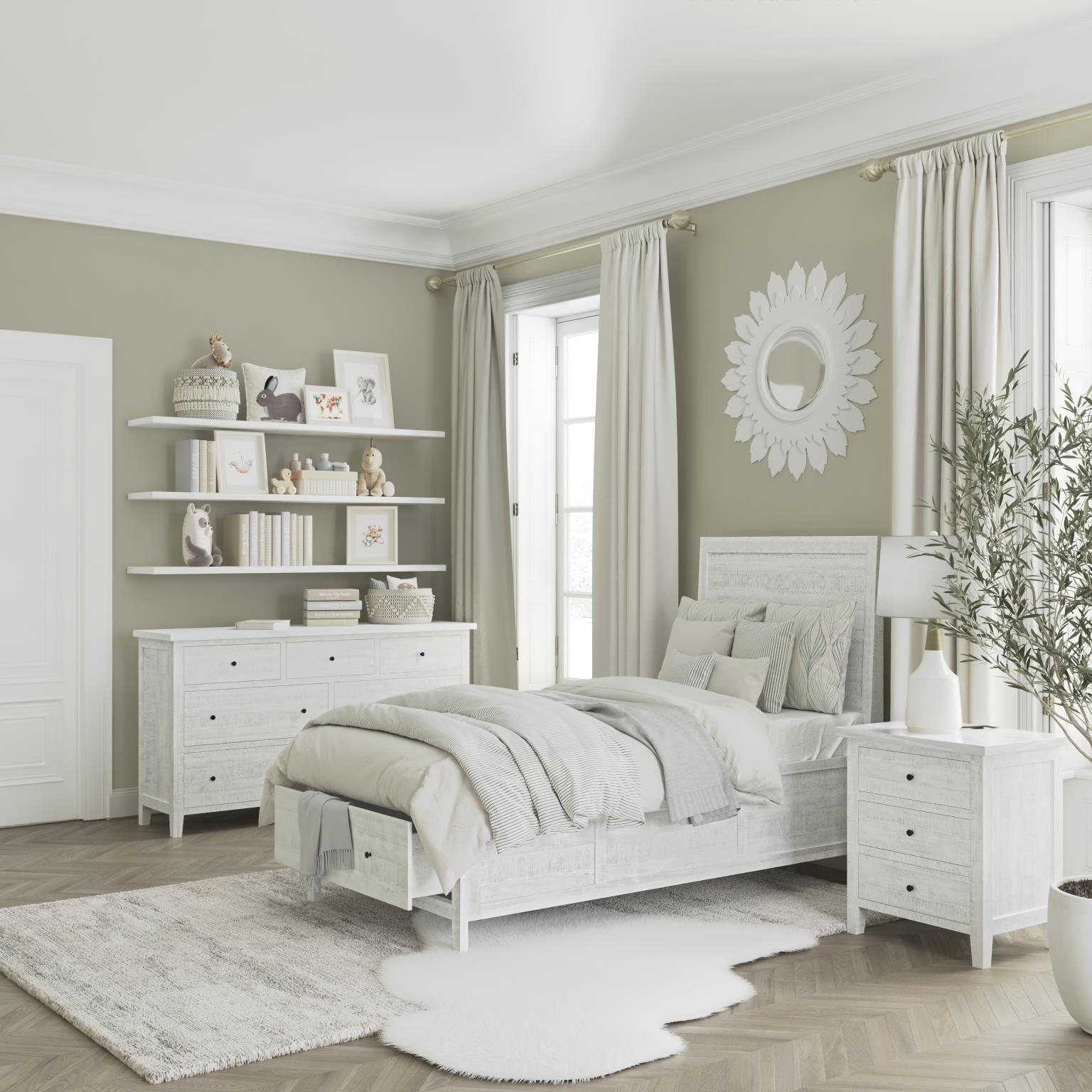 Jofran Maxton Storage Bed