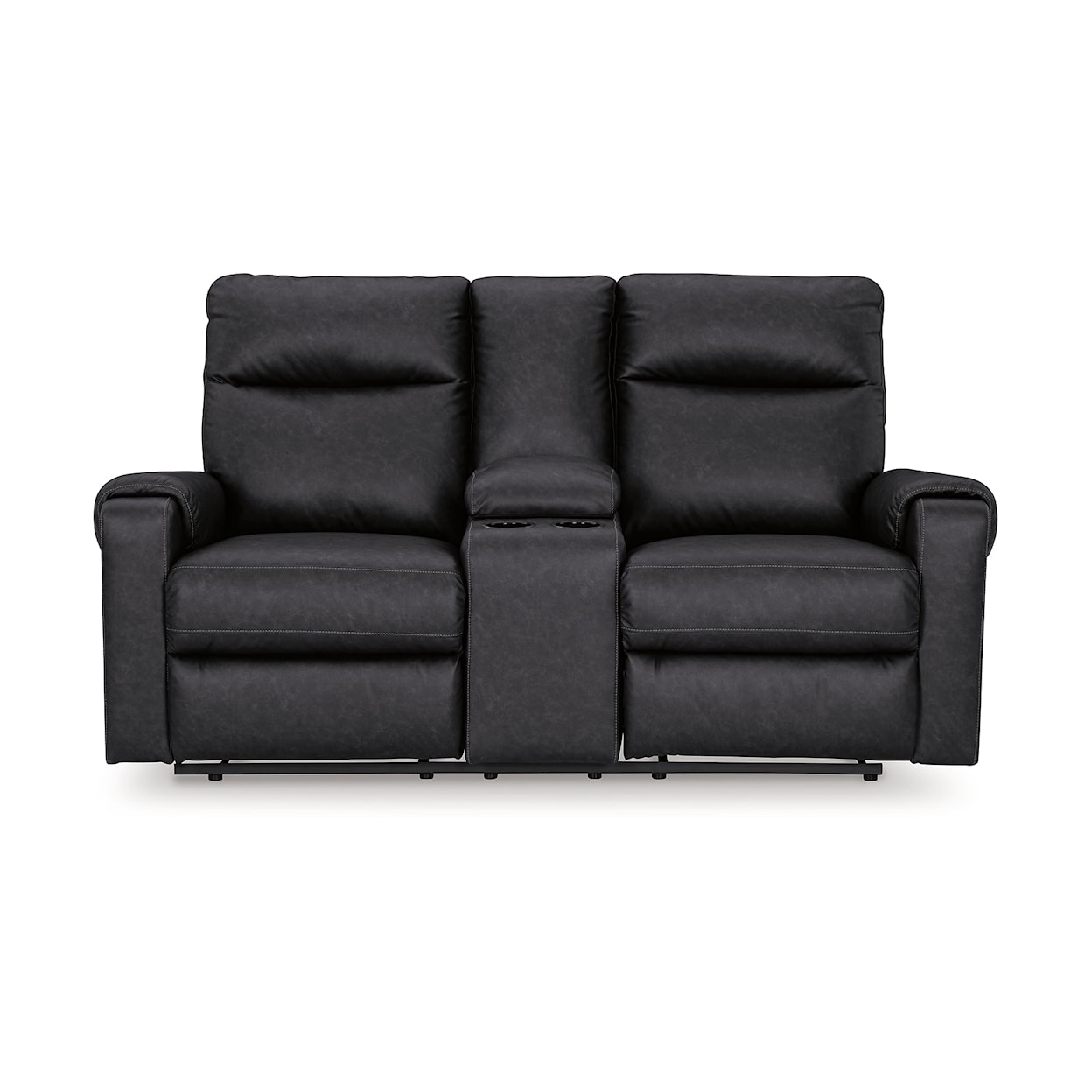 Signature Design by Ashley Furniture Axtellton Power Reclining Loveseat with Console