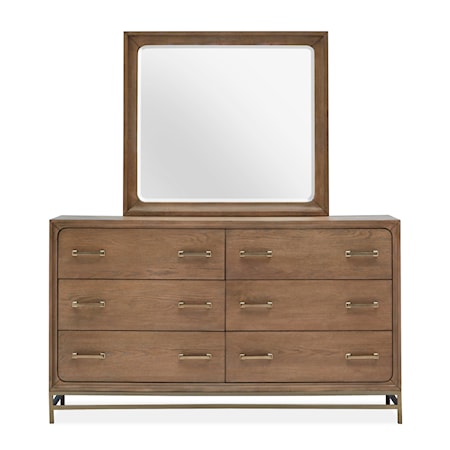 6 Drawer Double Dresser