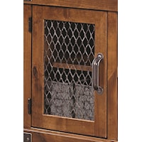 Wire Door Fronts Instill Pieces with Industrial Style