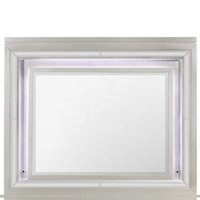 Glam Landscape Mirror with LED Touch Lighting