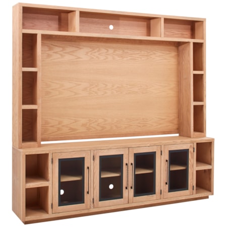 Entertainment Console and Hutch