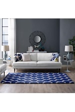 Modway Solvea Moroccan Trellis 5x8 Shag Area Rug