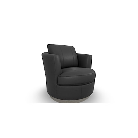 Swivel Barrel Chair