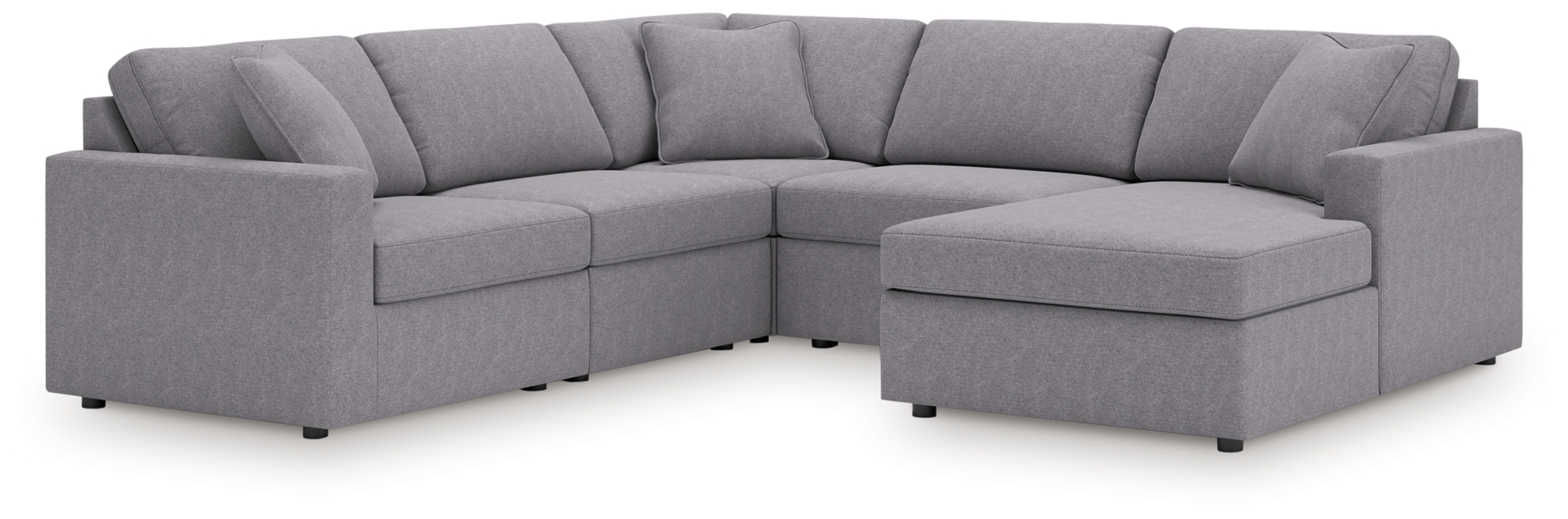 5-Piece Sectional With Chaise