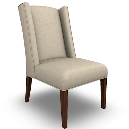Set of 2 Transitional Dining Chairs