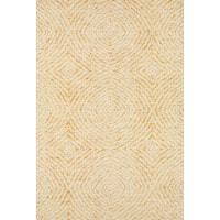20" x 30" Gold Rectangle Rug