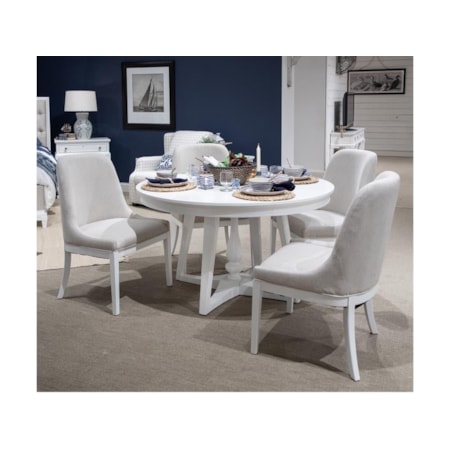 5-Piece Dining Set with Table Leaf