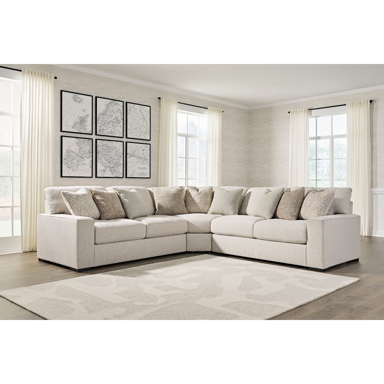 Ashley Furniture Benchcraft Ballyton 3-Piece Sectional