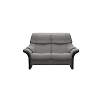 High-Back 2-Seater Reclining Loveseat with Arms