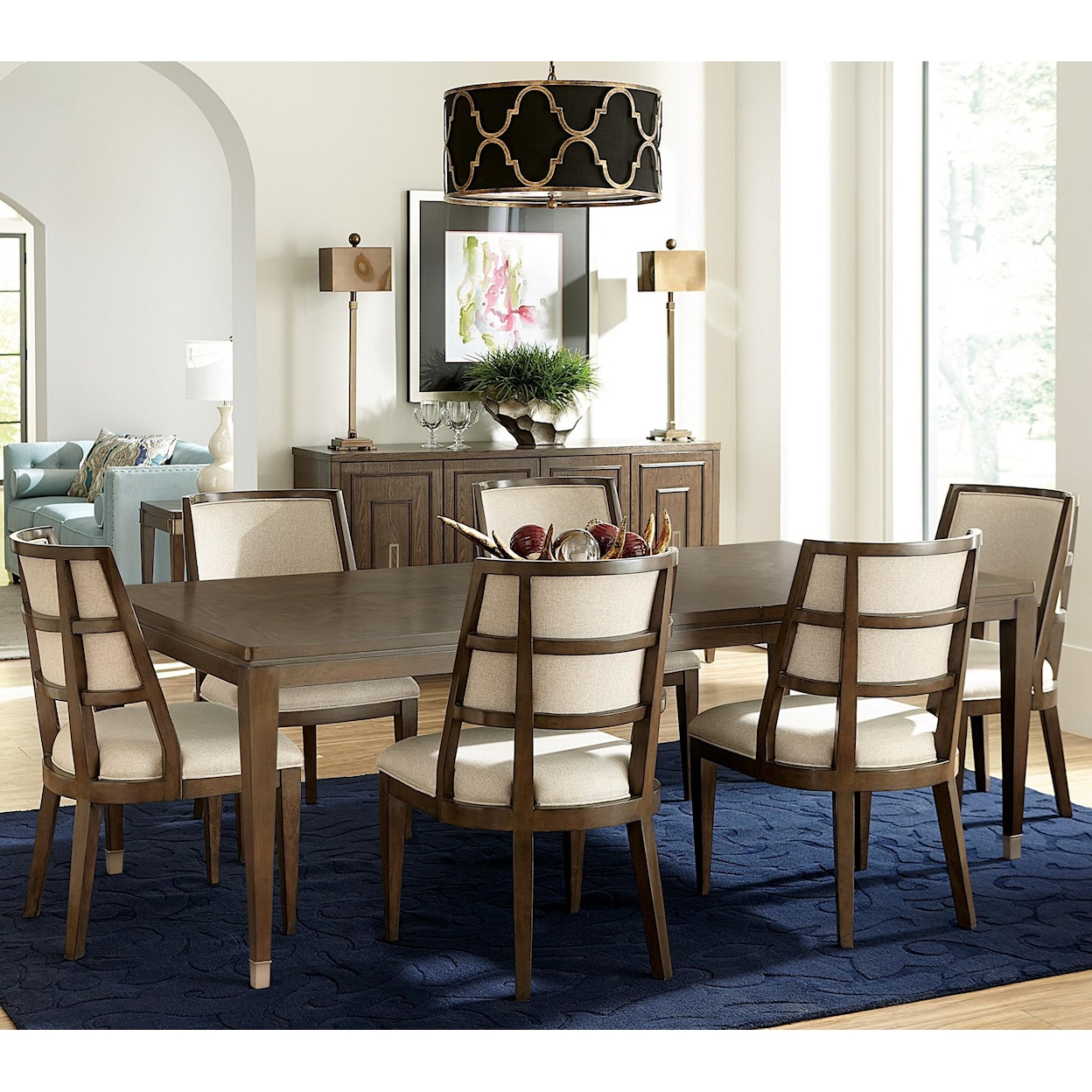 Riverside Furniture Monterey 7-Piece Table and Chair Set