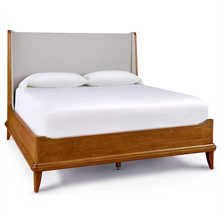 Martine Queen Bed with Upholstered Headboard