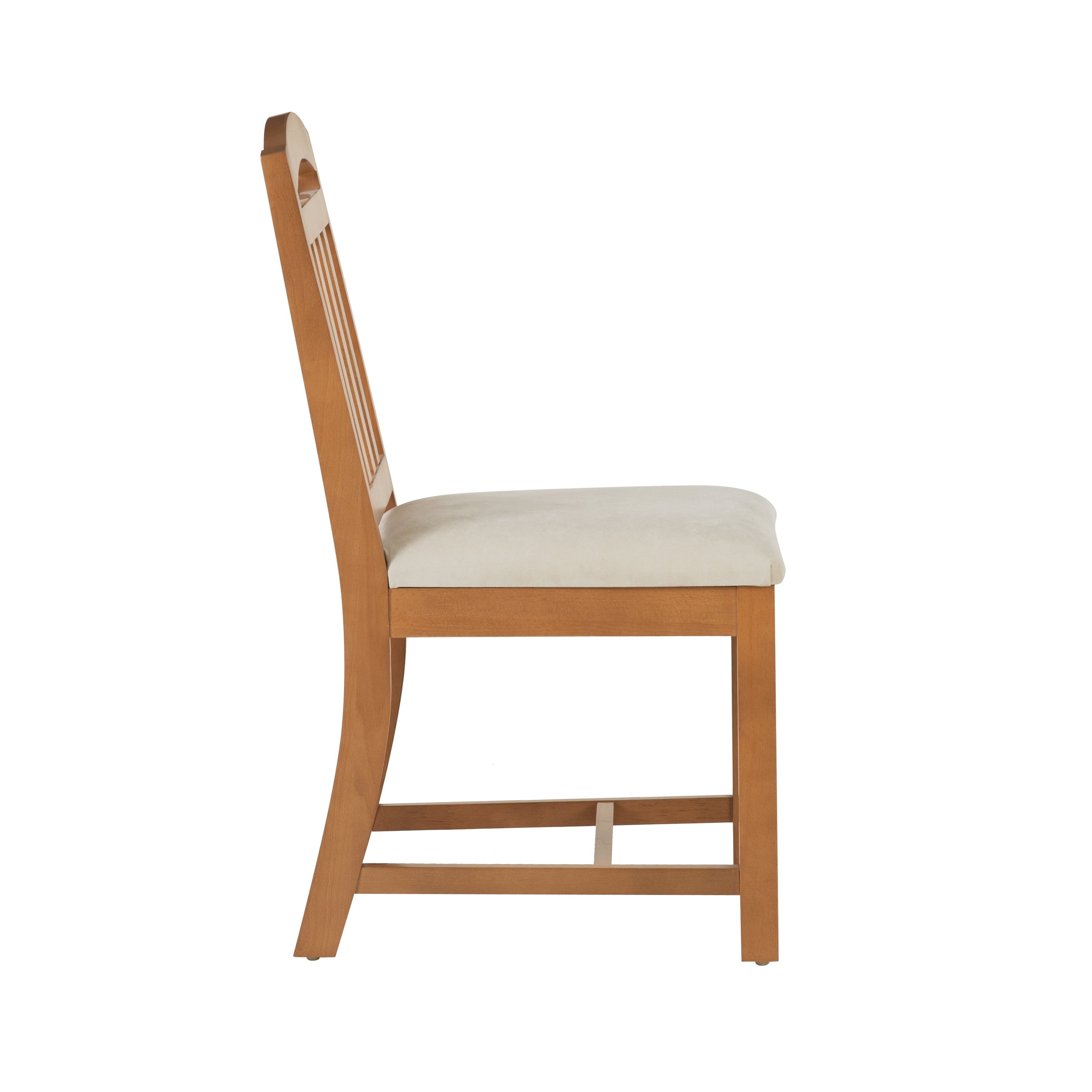 Linon Wilmer Dining Chair with Upholstered Seat