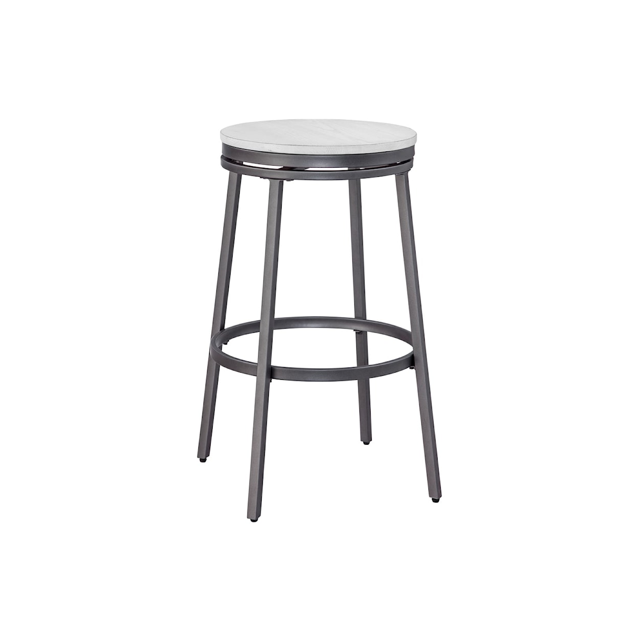 American Woodcrafters Metal Barstools Backless Barstool