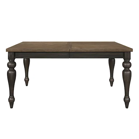 Transitional Dining Table with 18" Leaf