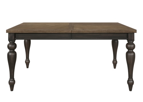 Transitional Dining Table with 18" Leaf