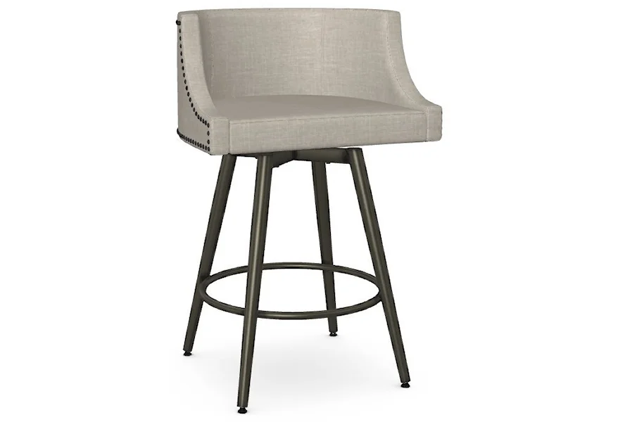 Boudoir 26" Radcliff Swivel Stool by Amisco at Esprit Decor Home Furnishings