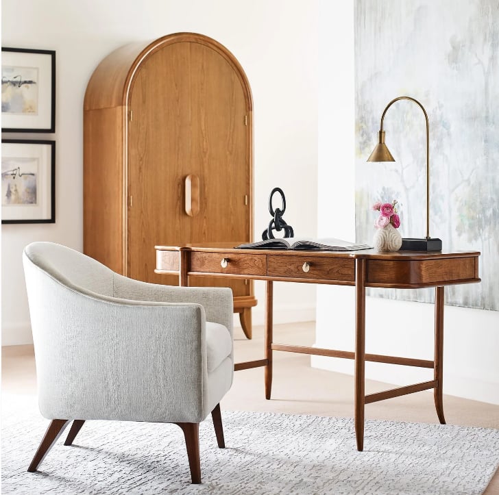 Stickley Martine Arced Bar Cabinet