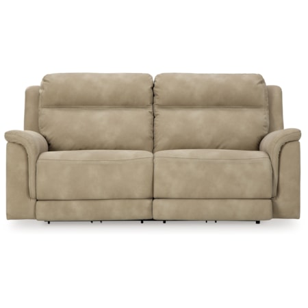 2 Seat Pwr Rec Sofa Adj Hdrest