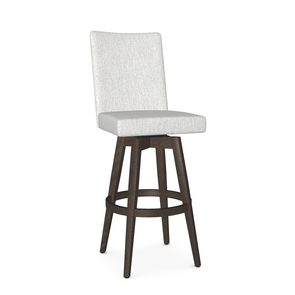 Upholstered Bar Height Swivel Stool