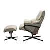 Stressless by Ekornes Reno Reno Large Recliner and Ottoman