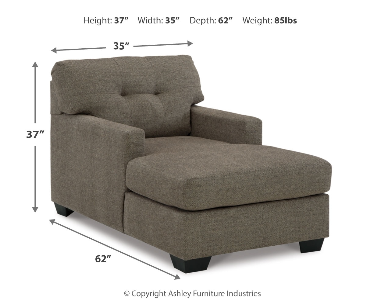 Signature Design by Ashley Mahoney Sofa And Chaise