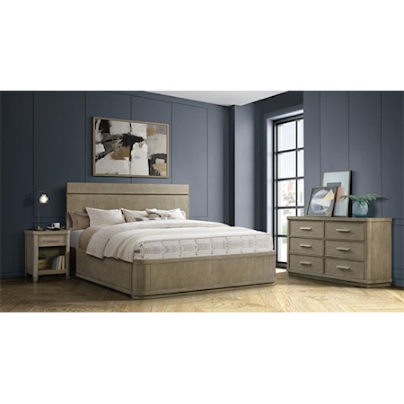 Queen Panel Bed