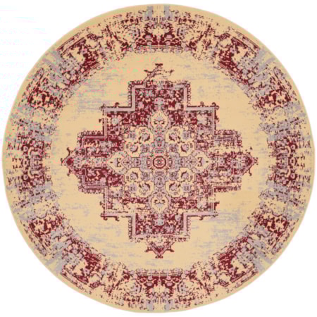 5'3" Round  Rug