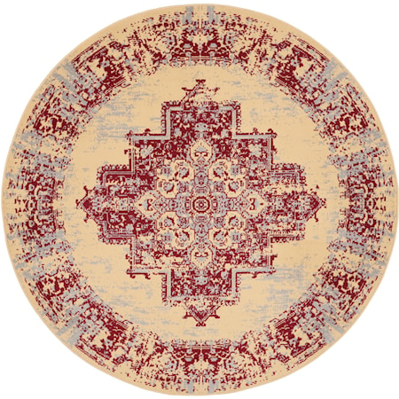 5'3" Round  Rug