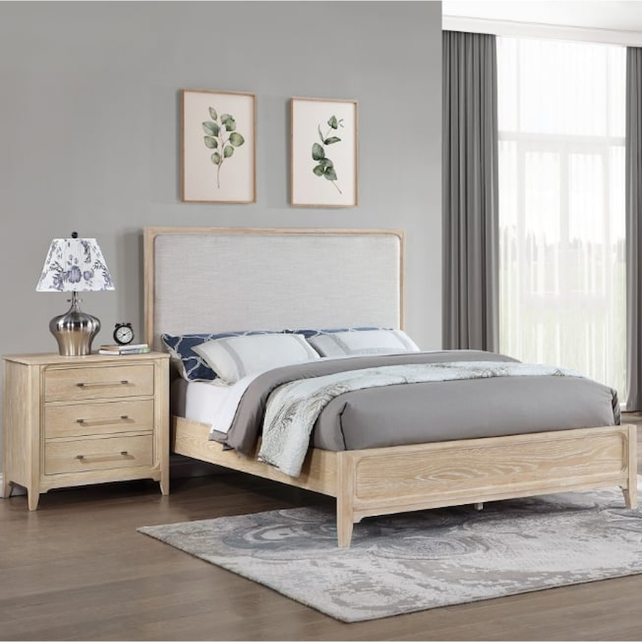 Winners Only Westfield Upholstered Panel King Bed