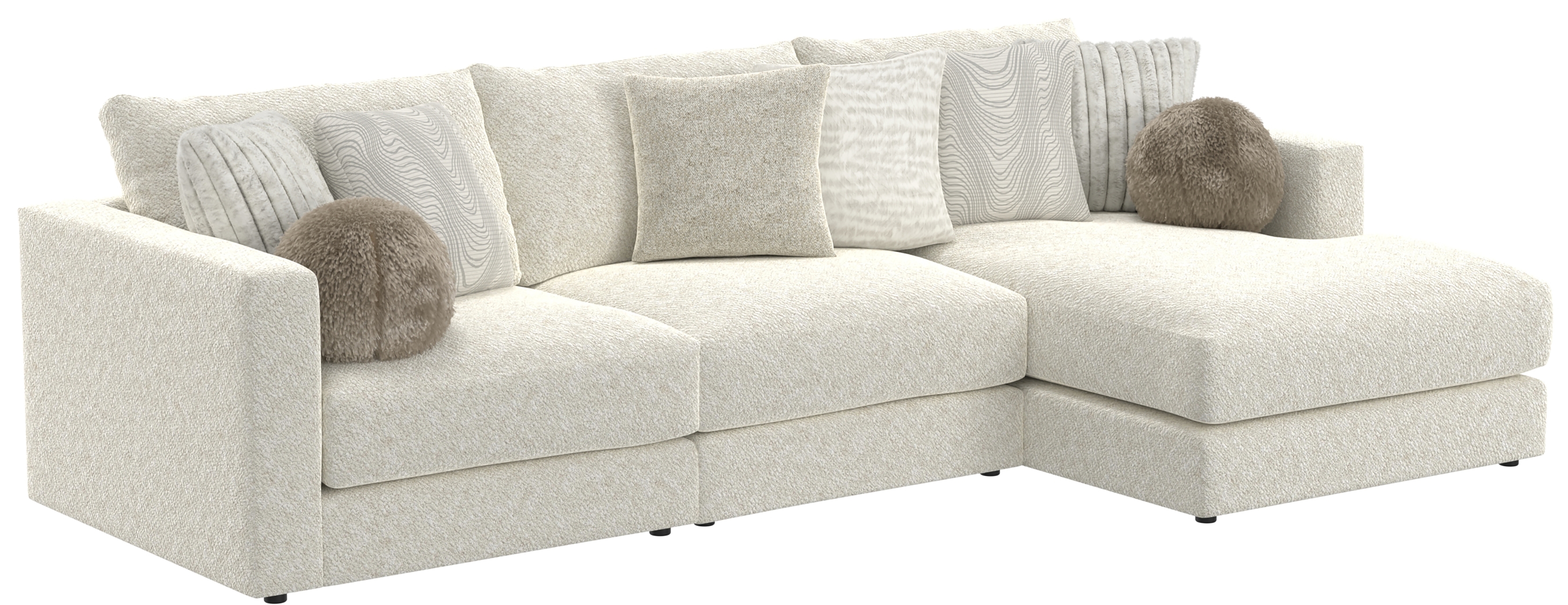 3-Piece Sectional Sofa