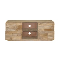 Contemporary TV Stand with Cord Access Holes