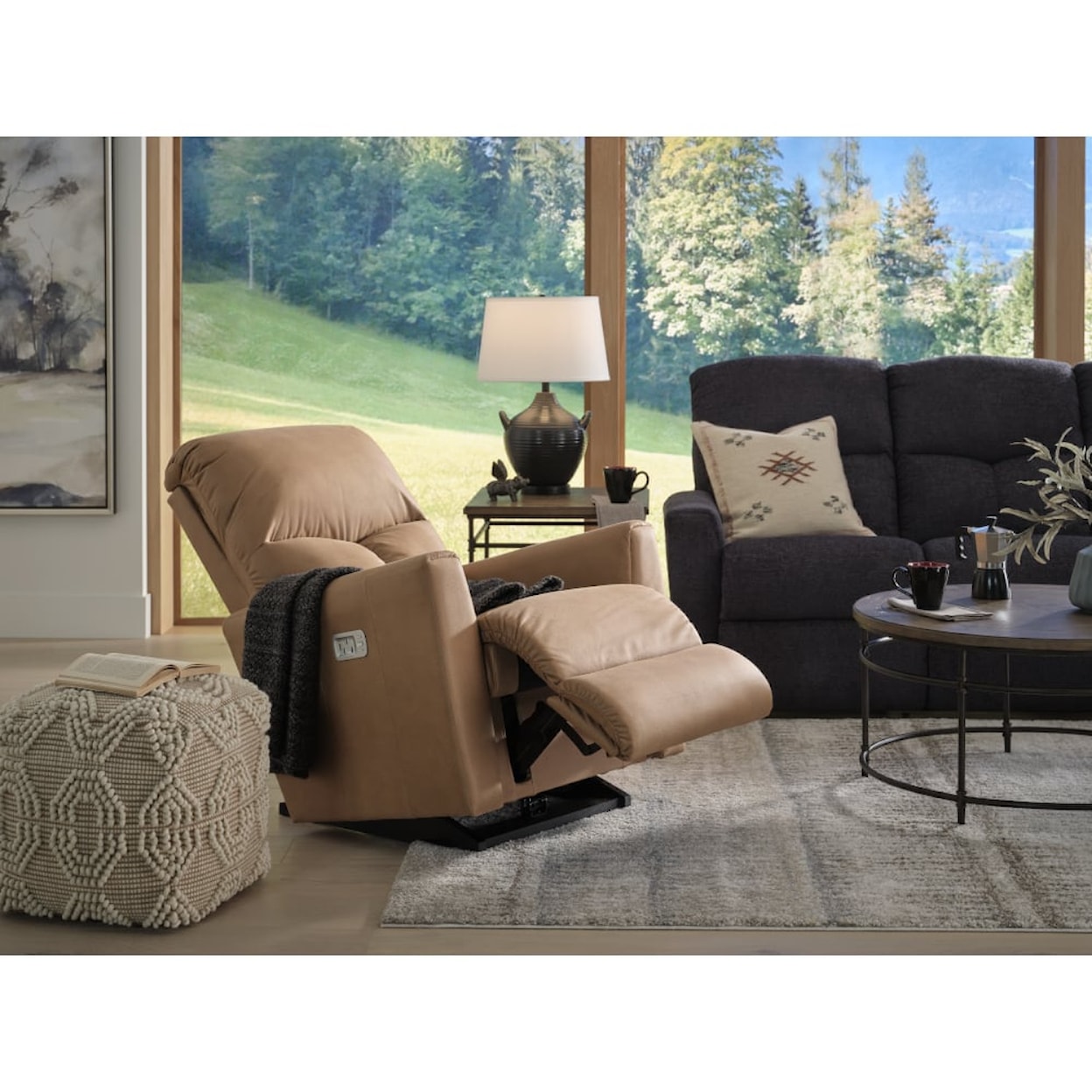 La-Z-Boy Hawthorn Power Rocking Recliner w/ Headrest