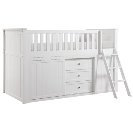 Low Loft Bunk with Storage
