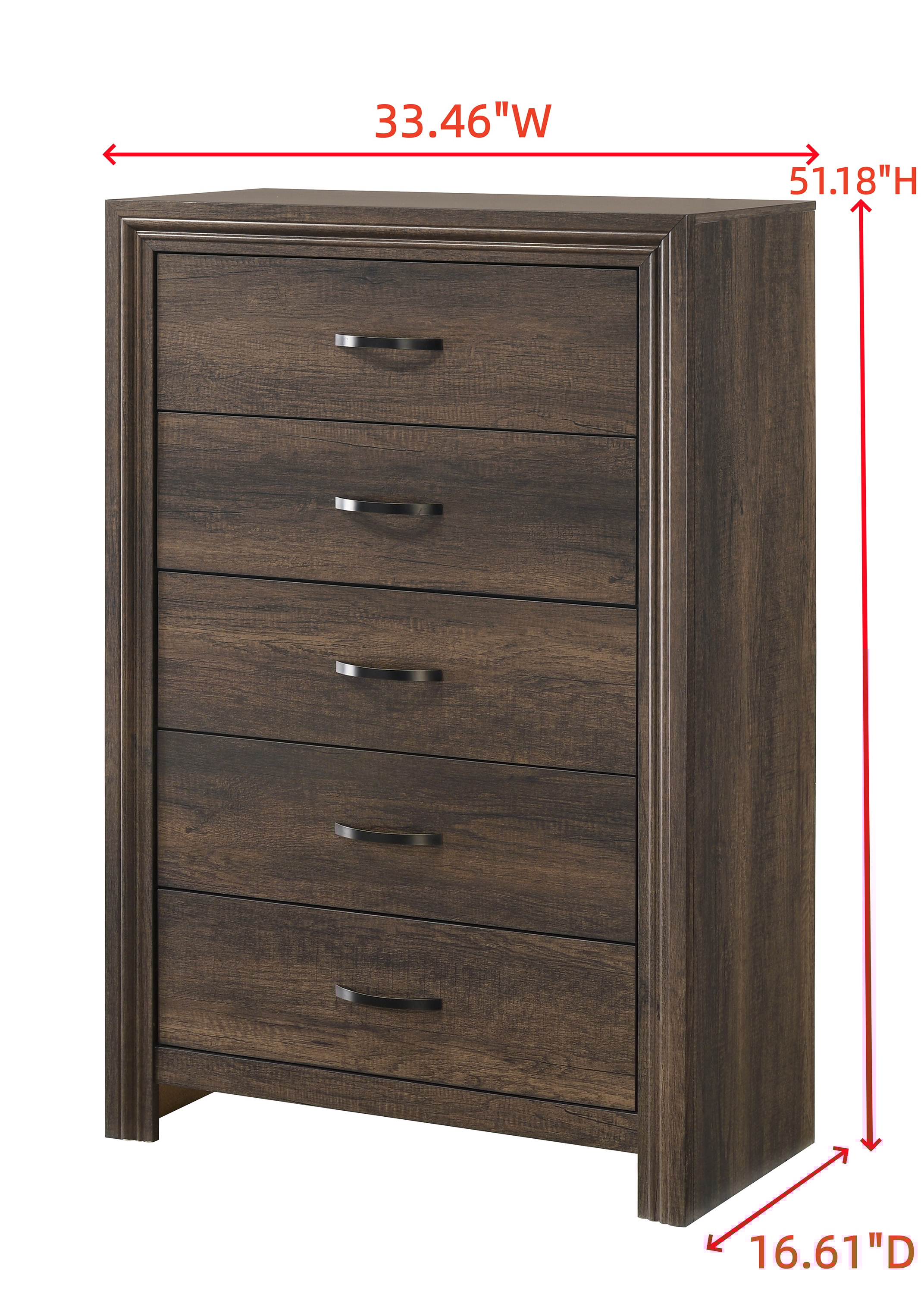 5-Drawer Bedroom Chest