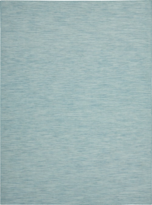 8' x 10' Aqua Rectangle Rug