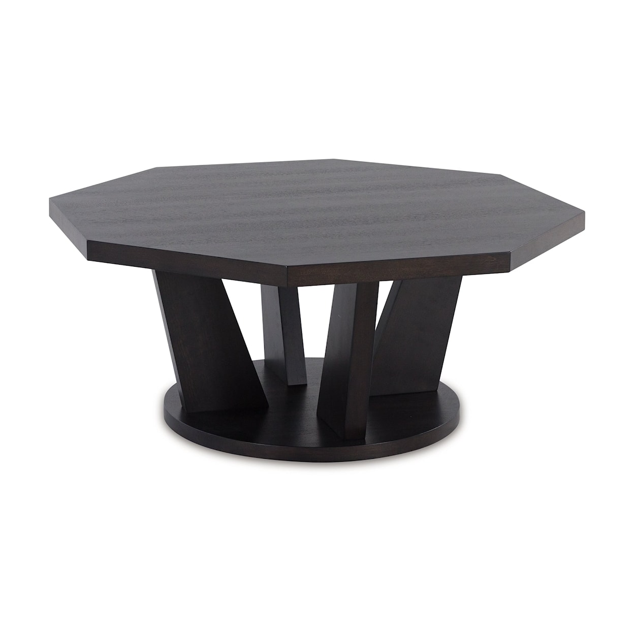 Ashley Furniture Signature Design Chasinfield Octagon Cocktail Table