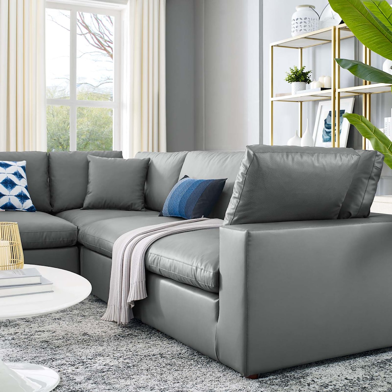 Modway Commix 5-Piece Sectional Sofa